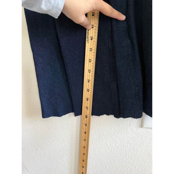 Pairup Women’s Navy French Terry Wide Leg Natural Fabric Pants Sz XS - Picture 6 of 6